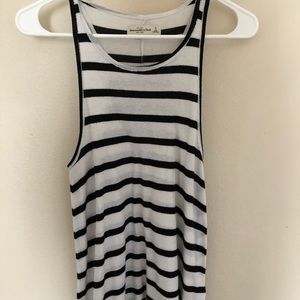 Black&white striped raceback-Abercrombie&Fitch